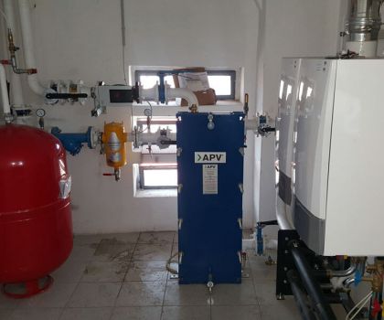 Bp Molnár utca Társasház- Energetikai korszerűsítés 2*120 Kw - Heating Service 2000 Kft